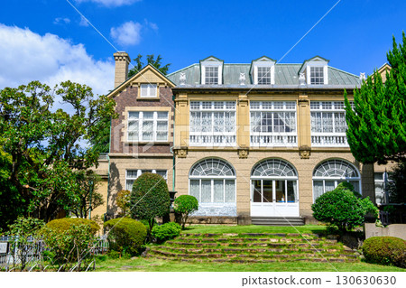Hatoyama Kaikan, a Western-style building in Otowa, Bunkyo Ward, Tokyo. View from the courtyard. Hatoyama Kaikan, a Western-style building in Otowa, Bunkyo Ward, Tokyo. View from the courtyard. 130630630