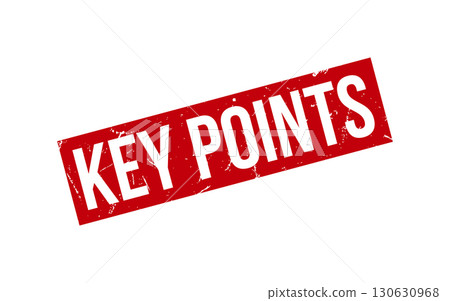 Key Points Rubber Stamp Seal Vector Key Points Rubber Stamp Seal Vector 130630968