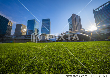 Umekita skyscrapers in front of Osaka Station Umekita skyscrapers in front of Osaka Station 130631971