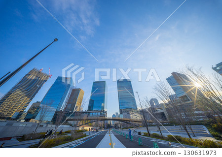 Umekita skyscrapers in front of Osaka Station Umekita skyscrapers in front of Osaka Station 130631973