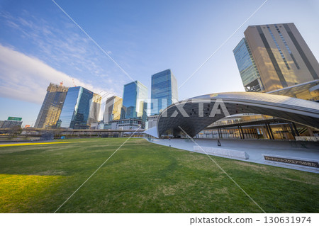 Umekita skyscrapers in front of Osaka Station Umekita skyscrapers in front of Osaka Station 130631974