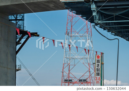 Construction site of the Shin-Meishin Expressway between Hirakata City and Takatsuki City, Osaka Prefecture 130632044