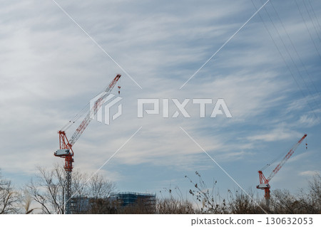 大阪府枚方市~高槻市區新名神高速公路建設現場 大阪府枚方市~高槻市區新名神高速公路建設現場 130632053