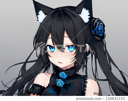 有貓耳朵的女孩 130632155