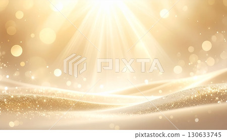 Heavenly Christmas and spiritual background. Abstract and fantastical background with golden light pouring down. Heavenly Christmas and spiritual background. Abstract and fantastical background with golden light pouring down. 130633745