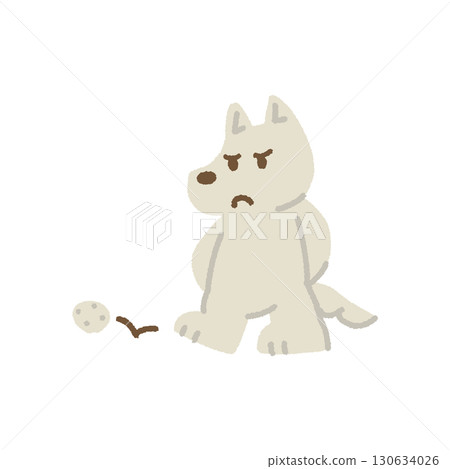 孤獨插圖，手繪，可愛，兒童，教育 130634026