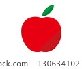 Simple apple icon Apple Bright red apple Apple of wisdom 130634102