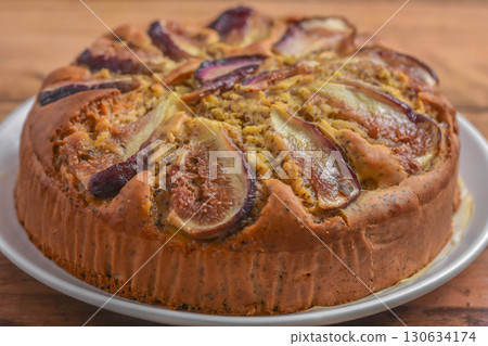 Homemade fig cake Homemade fig cake 130634174