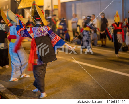 Nishimonai Bon Odori Festival: Women dancing Ganke, 2025, Akita Prefecture Nishimonai Bon Odori Festival: Women dancing Ganke, 2025, Akita Prefecture 130634411