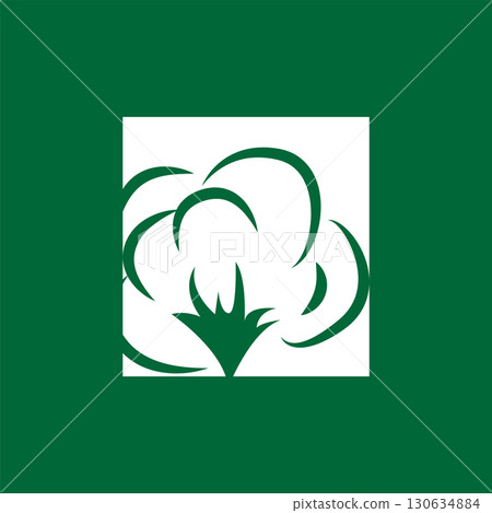 cotton logo design flower soft cotton organic plant textile material clothing illustration template cotton logo design flower soft cotton organic plant textile material clothing illustration template 130634884