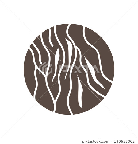 Wood logo design structure layers forest tree bark vector template 130635002