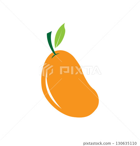 mango logo design simple silhouette concept fresh fruit for icon symbol illustration template mango logo design simple silhouette concept fresh fruit for icon symbol illustration template 130635110