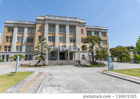 Utsunomiya City, Tochigi Prefecture, Tochigi Prefectural Office Showakan in sunny weather Utsunomiya City, Tochigi Prefecture, Tochigi Prefectural Office Showakan in sunny weather 130635385