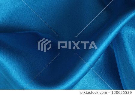 Blue fabric cloth texture for background and design art work, beautiful crumpled pattern of silk or linen. Blue fabric cloth texture for background and design art work, beautiful crumpled pattern of silk or linen. 130635529