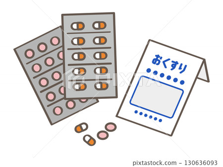 Illustration of medicine 130636093