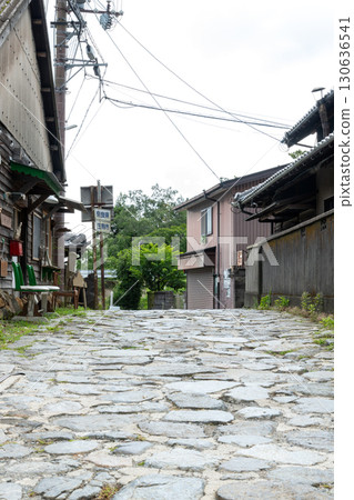 Scenery with cobblestone roads at Ankoku Pass Scenery with cobblestone roads at Ankoku Pass 130636541