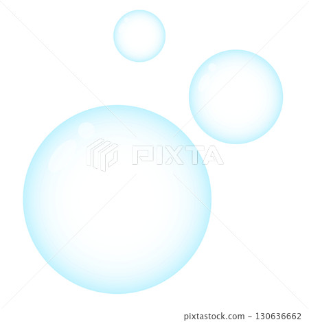 Bubbles, soap bubbles simple illustration Bubbles, soap bubbles simple illustration 130636662