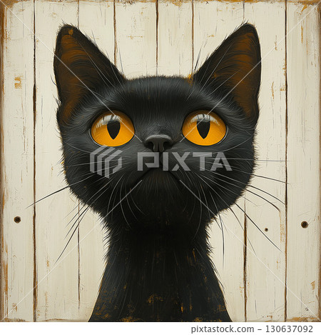 Black cat  130637092