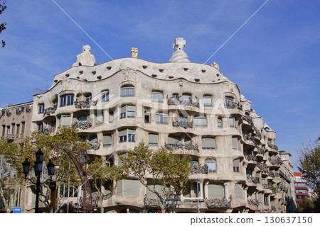Gaudi's Casa Mila in Barcelona 130637150