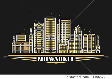 Vector illustration of Milwaukee Vector illustration of Milwaukee 130637209