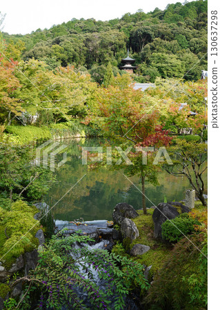 京都寺院的景色，能感受到秋天的氣息 130637298