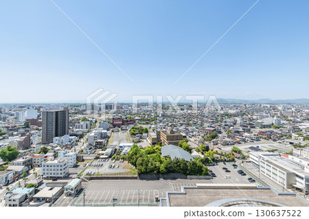 栃木縣宇都宮市 - 從栃木縣廳眺望的宇都宮市容(西側) 栃木縣宇都宮市 - 從栃木縣廳眺望的宇都宮市容(西側) 130637522