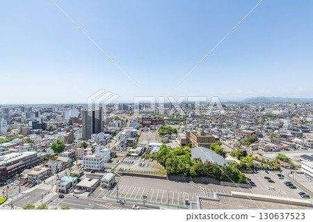 栃木縣宇都宮市 - 從栃木縣廳眺望的宇都宮市容(西側) 栃木縣宇都宮市 - 從栃木縣廳眺望的宇都宮市容(西側) 130637523