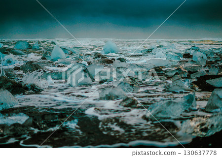 Image of drift ice on Diamond Beach (Iceland) 130637778