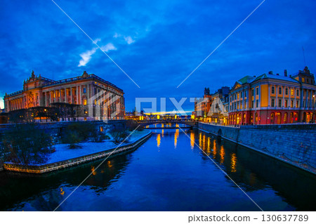 Riksdagen parliament building (Stockholm) 130637789