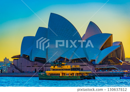 Sydney Opera House sunset Sydney Opera House sunset 130637812