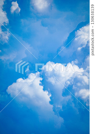 Bright summer cumulonimbus clouds Bright summer cumulonimbus clouds 130638139
