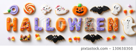 Halloween letter art material "HALLOWEEN" 130638308