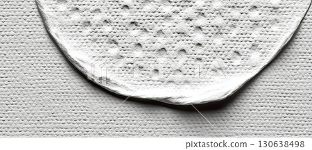 Textured White Surface Featuring Minimalist Embossing Design 130638498