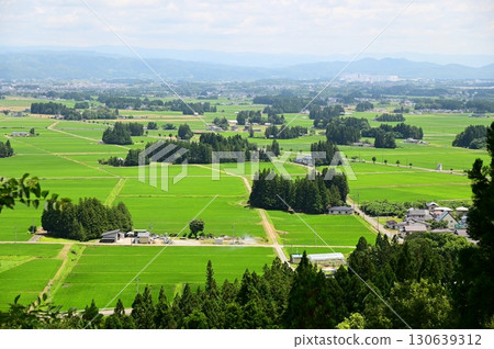 從圓滿寺觀音山眺望伊群 130639312