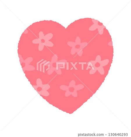 手繪心形圖示插畫 130640293