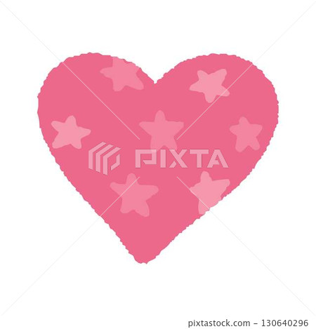 Hand-drawn heart icon illustration 130640296
