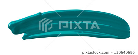 Green watercolor brush isolated on transparent background Green watercolor brush isolated on transparent background 130640696