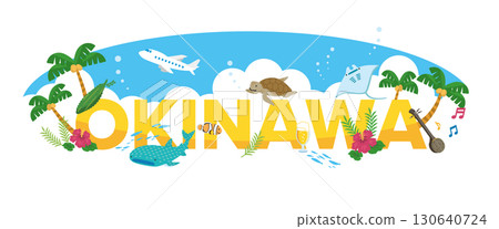 沖繩的標誌 130640724