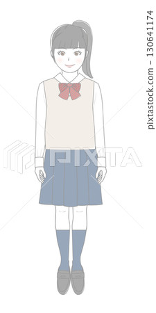 Girls high school student Girls high school student 130641174