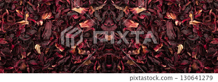 Dry Hibiscus Tea Isolated, Dry Rose Petals, Fruit Red Tea, Karkade Leaves, Dried Herbal Drink, Roselle Petal Dry Hibiscus Tea Isolated, Dry Rose Petals, Fruit Red Tea, Karkade Leaves, Dried Herbal Drink, Roselle Petal 130641279