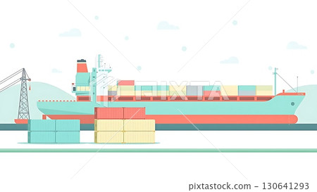 集裝箱船 130641293
