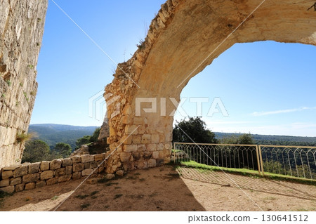 Ruins of the Crusader-era fortress of Yehiam in Israel. Ruins of the Crusader-era fortress of Yehiam in Israel. 130641512