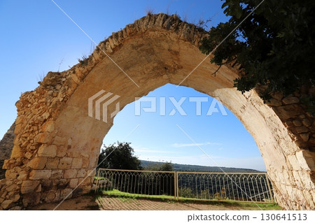 Ruins of the Crusader-era fortress of Yehiam in Israel. Ruins of the Crusader-era fortress of Yehiam in Israel. 130641513
