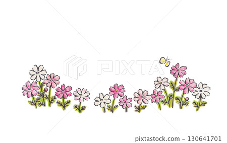 Cosmos frame illustration 130641701