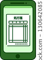 智慧型手機螢幕上顯示的數位處方 130642085