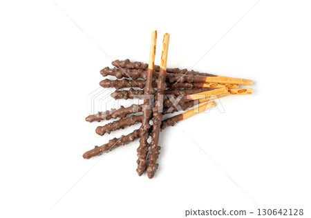 Chocolate cookie sticks, long choco pastries, japan biscuit tubes, korea cracker sticks Chocolate cookie sticks, long choco pastries, japan biscuit tubes, korea cracker sticks 130642128