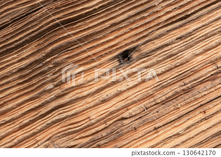 Old wood textured background. Dark driftwood surface, burnt wood brushing, macro brown floor 130642170