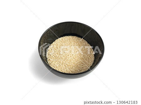 Sesame seeds, white small benne grains, Sesamum indicum fruits Sesame seeds, white small benne grains, Sesamum indicum fruits 130642183