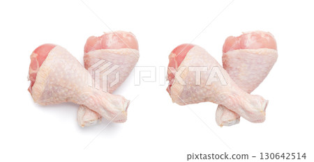 Raw Chicken Drumsticks Isolated, Uncooked Poultry Legs, Fresh Hen Meat, Fresh Chicken Drumstick Raw Chicken Drumsticks Isolated, Uncooked Poultry Legs, Fresh Hen Meat, Fresh Chicken Drumstick 130642514