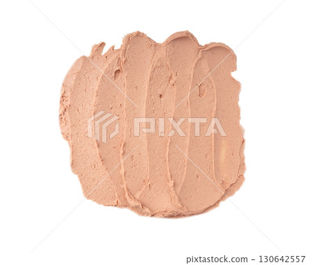 Meat Paste Isolated. Tuna Pate Smear, Liver Mousse, Terrine Spread or Fish Paste Meat Paste Isolated. Tuna Pate Smear, Liver Mousse, Terrine Spread or Fish Paste 130642557